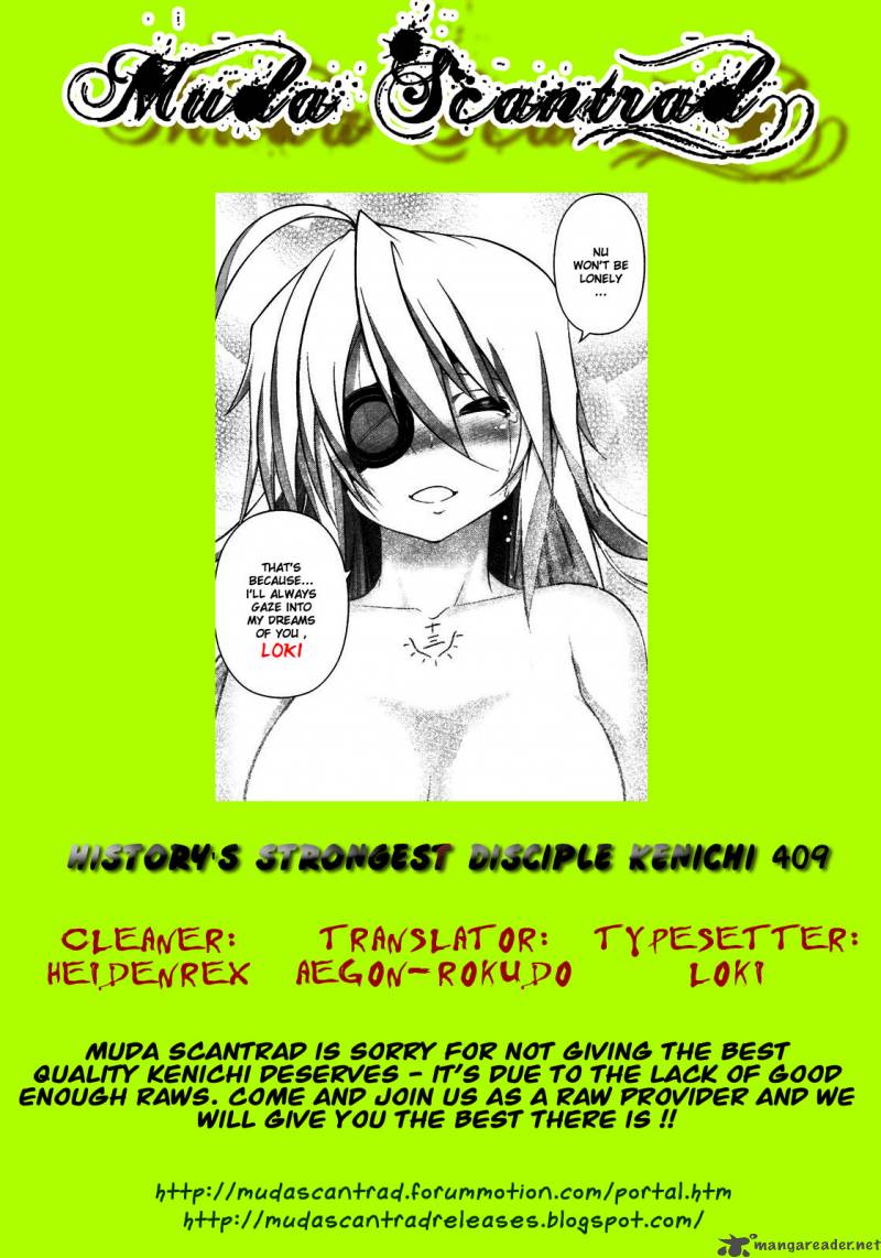 History’s Strongest Disciple Kenichi Chapter 409 - Page 1