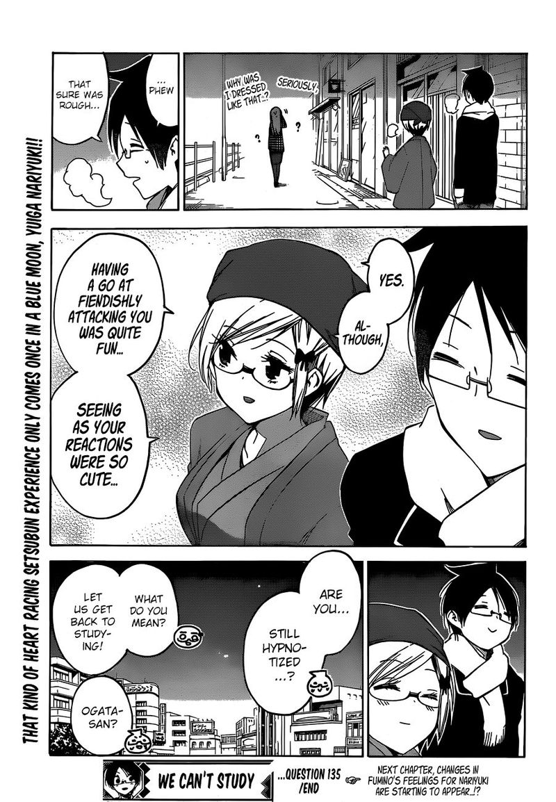 Bokutachi wa Benkyou ga Dekinai Chapter 135 - Page 19