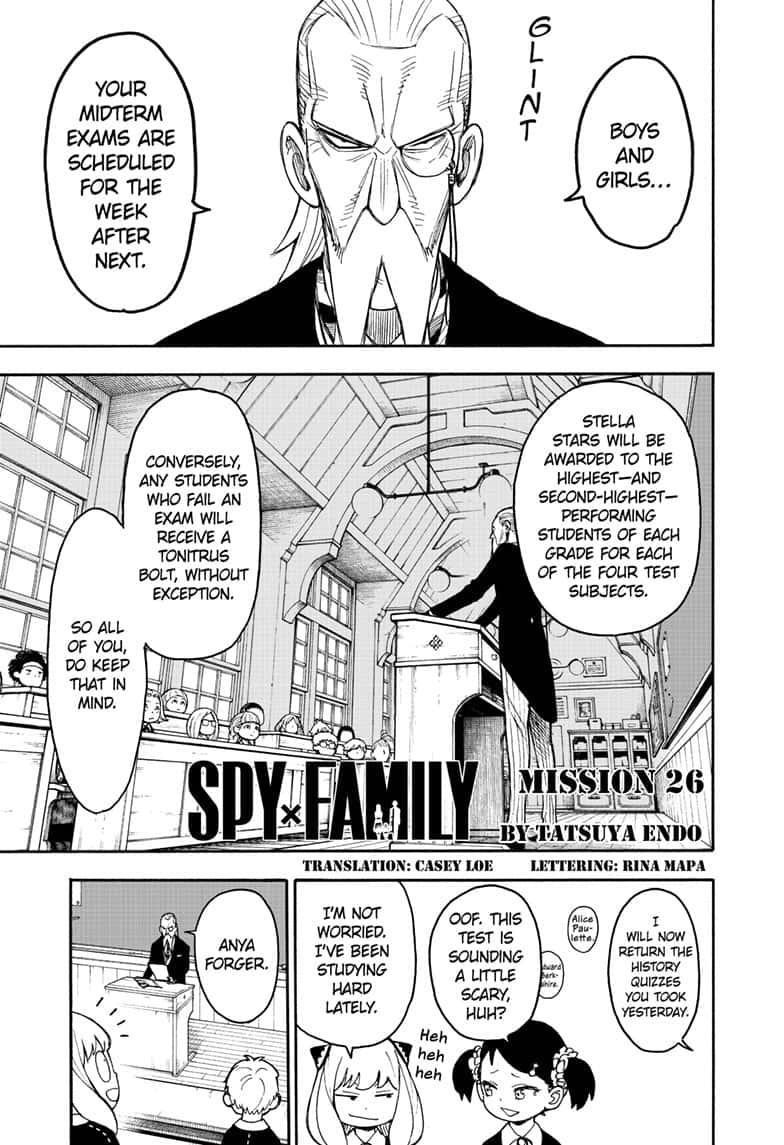 Spy X Family Chapter 26 - Page 1