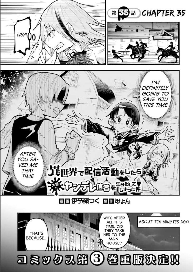 The Case In Which Streaming In Another World Led To The Creation Of A Massive Yandere Following Chapter 35 - Page 1