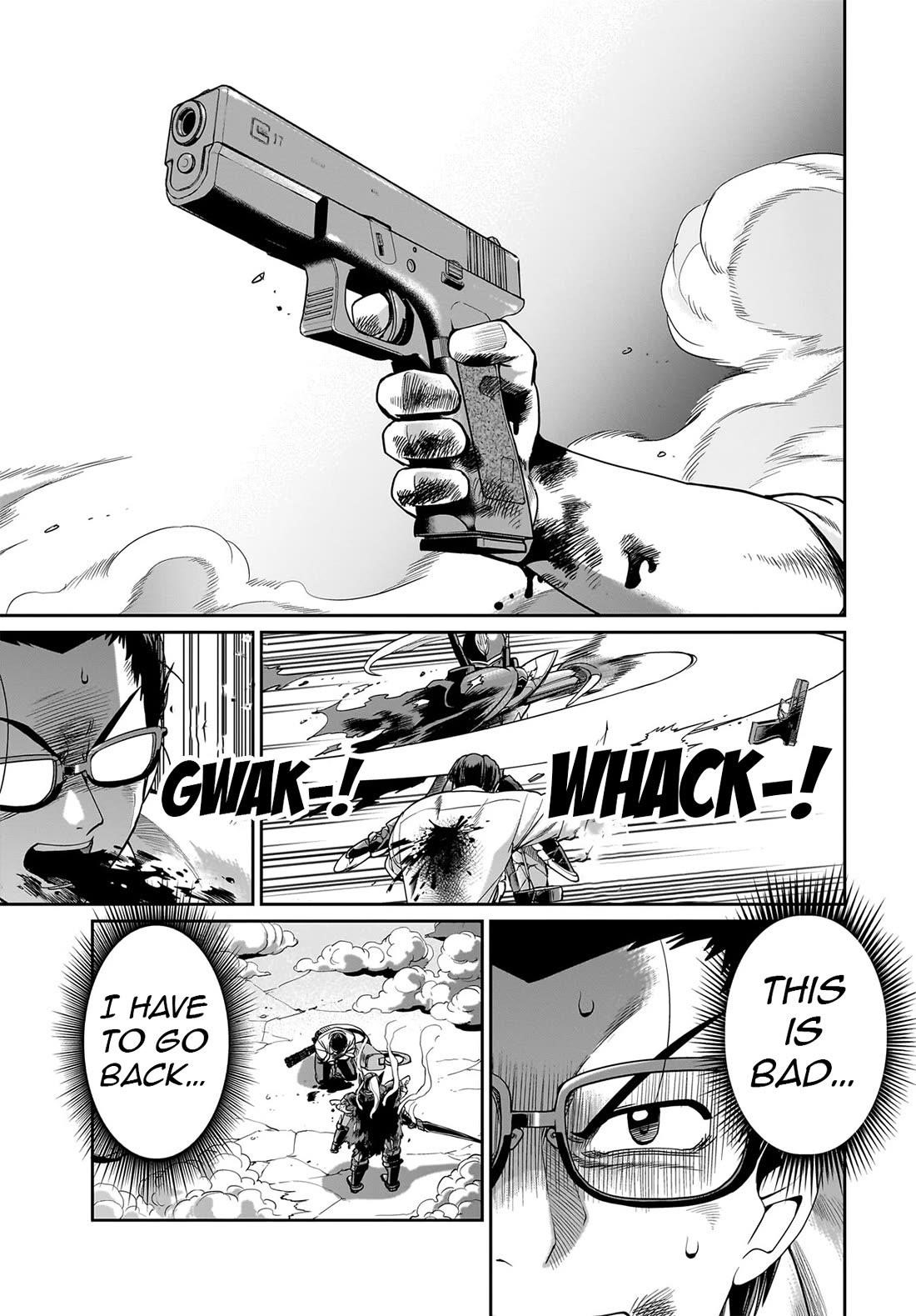The gunner’s life of a middle-aged man summoned to another world and armed with a rifle: an airsoft addicted salaryman returns to the alternative world after work Chapter 28 - Page 4