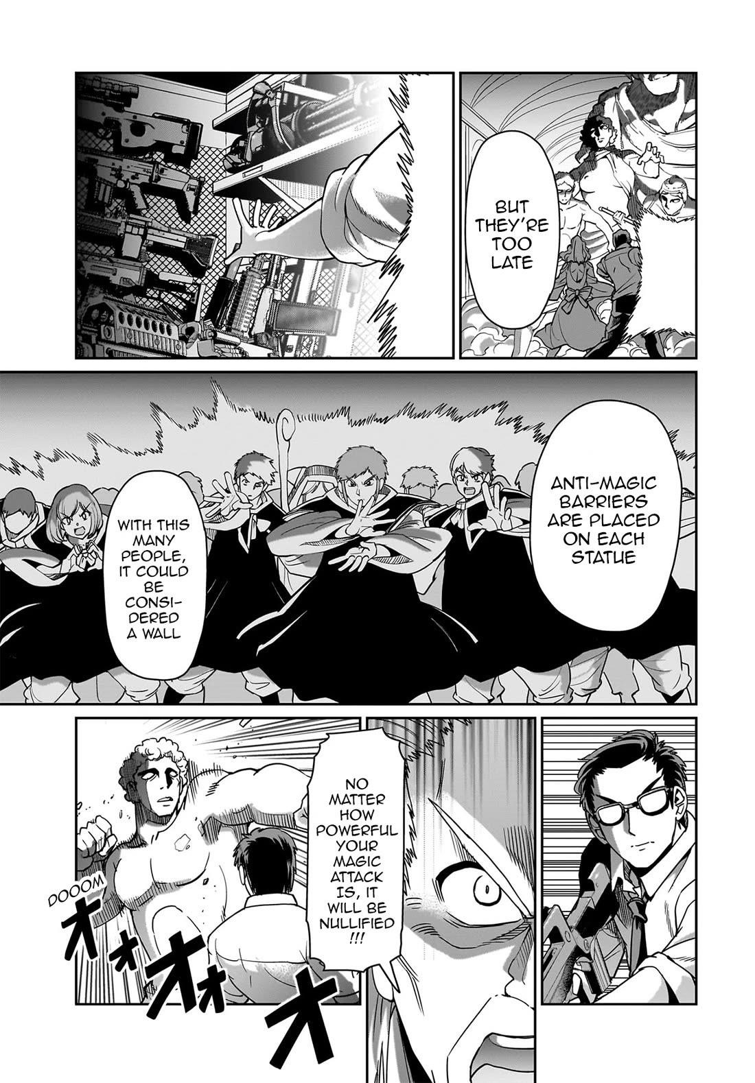 The gunner’s life of a middle-aged man summoned to another world and armed with a rifle: an airsoft addicted salaryman returns to the alternative world after work Chapter 37 - Page 10