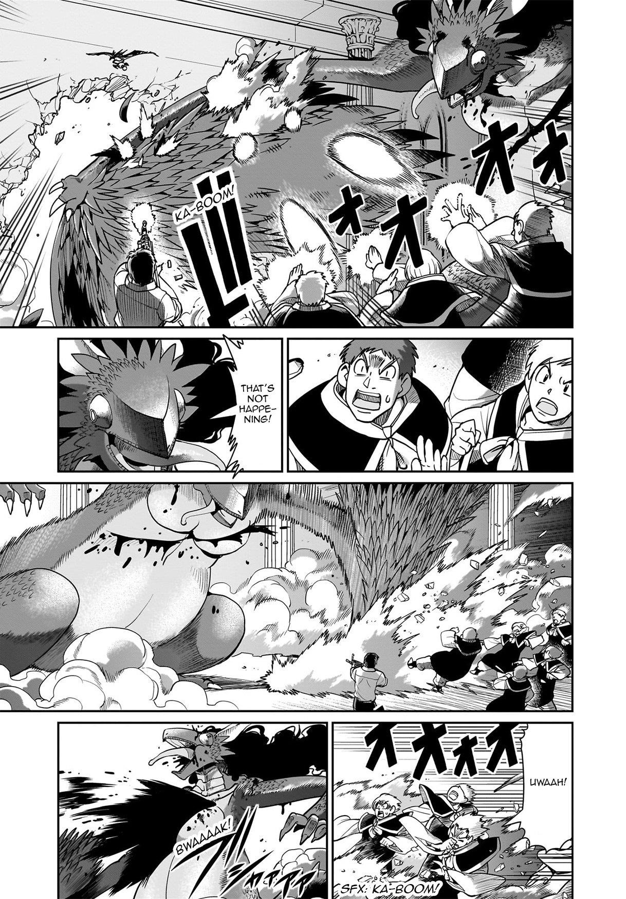 The gunner’s life of a middle-aged man summoned to another world and armed with a rifle: an airsoft addicted salaryman returns to the alternative world after work Chapter 60 - Page 4