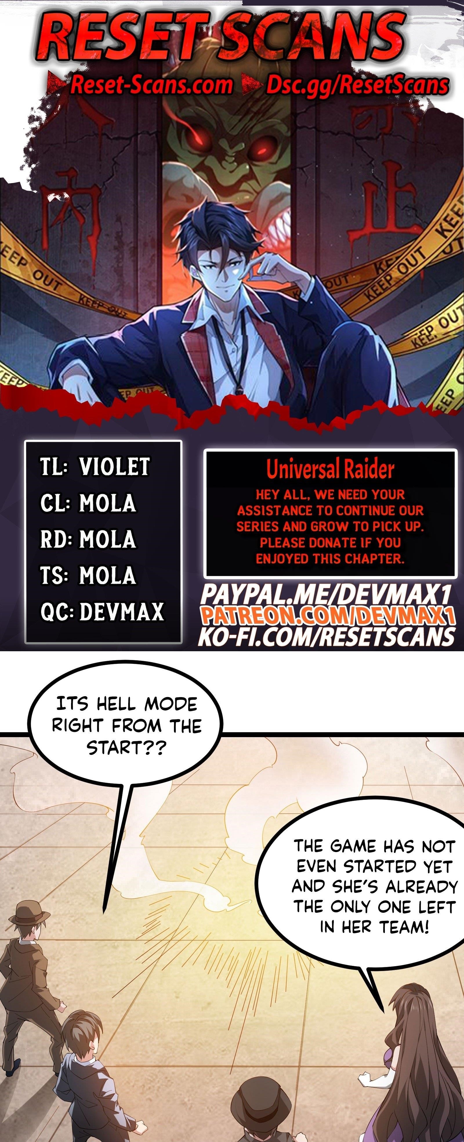 Universal Raider Chapter 20 - Page 1
