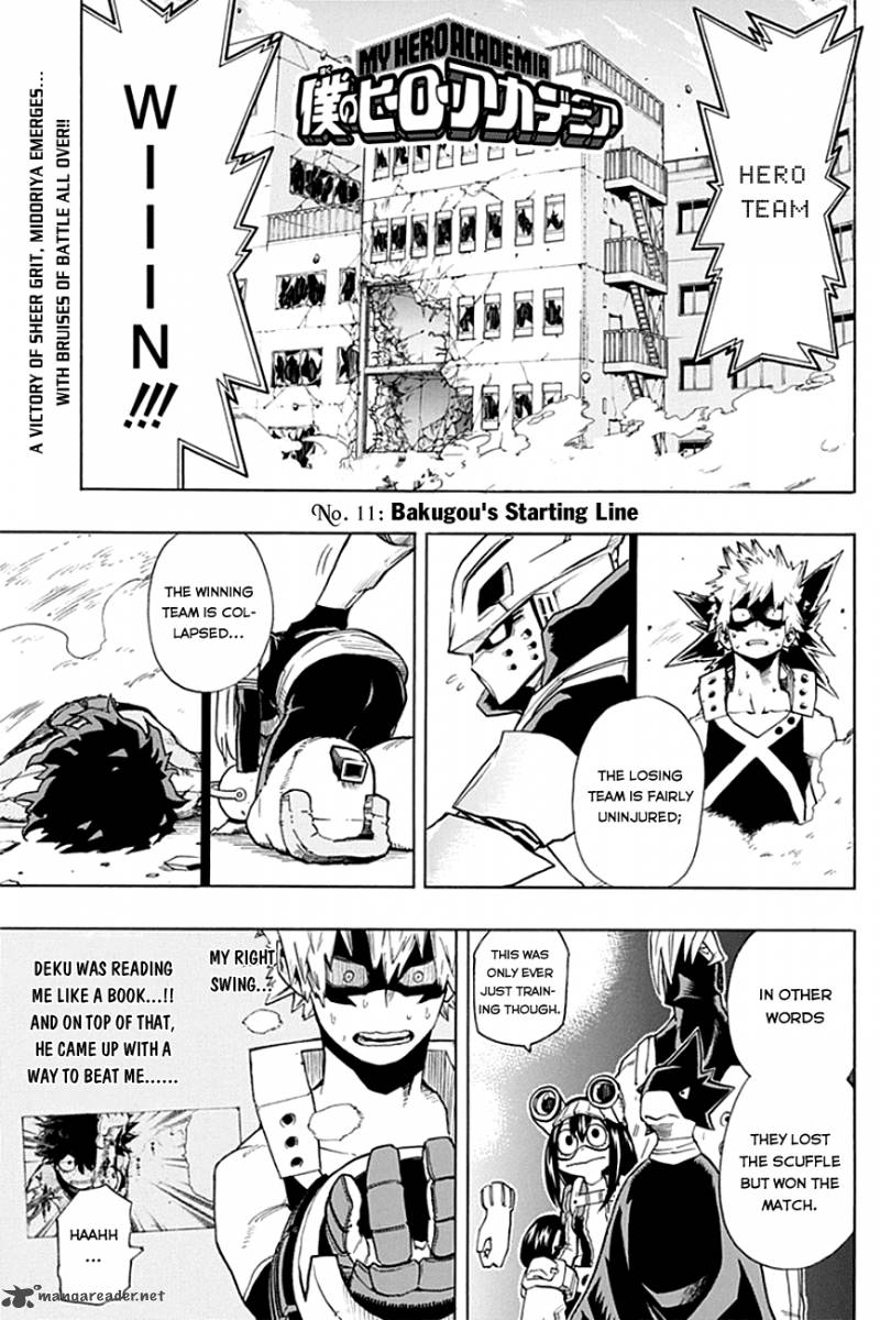 My Hero Academia Chapter 11 - Page 3