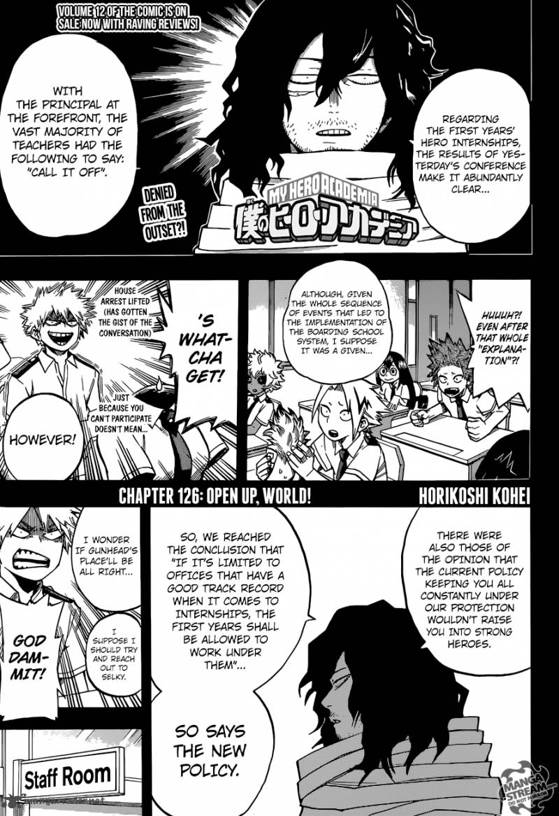 My Hero Academia Chapter 126 - Page 1