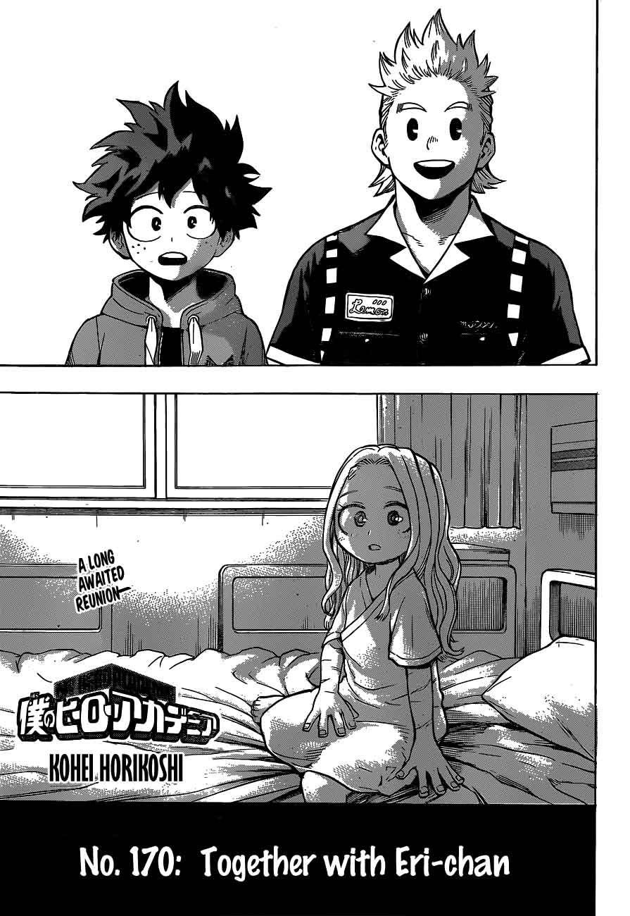 My Hero Academia Chapter 170 - Page 1