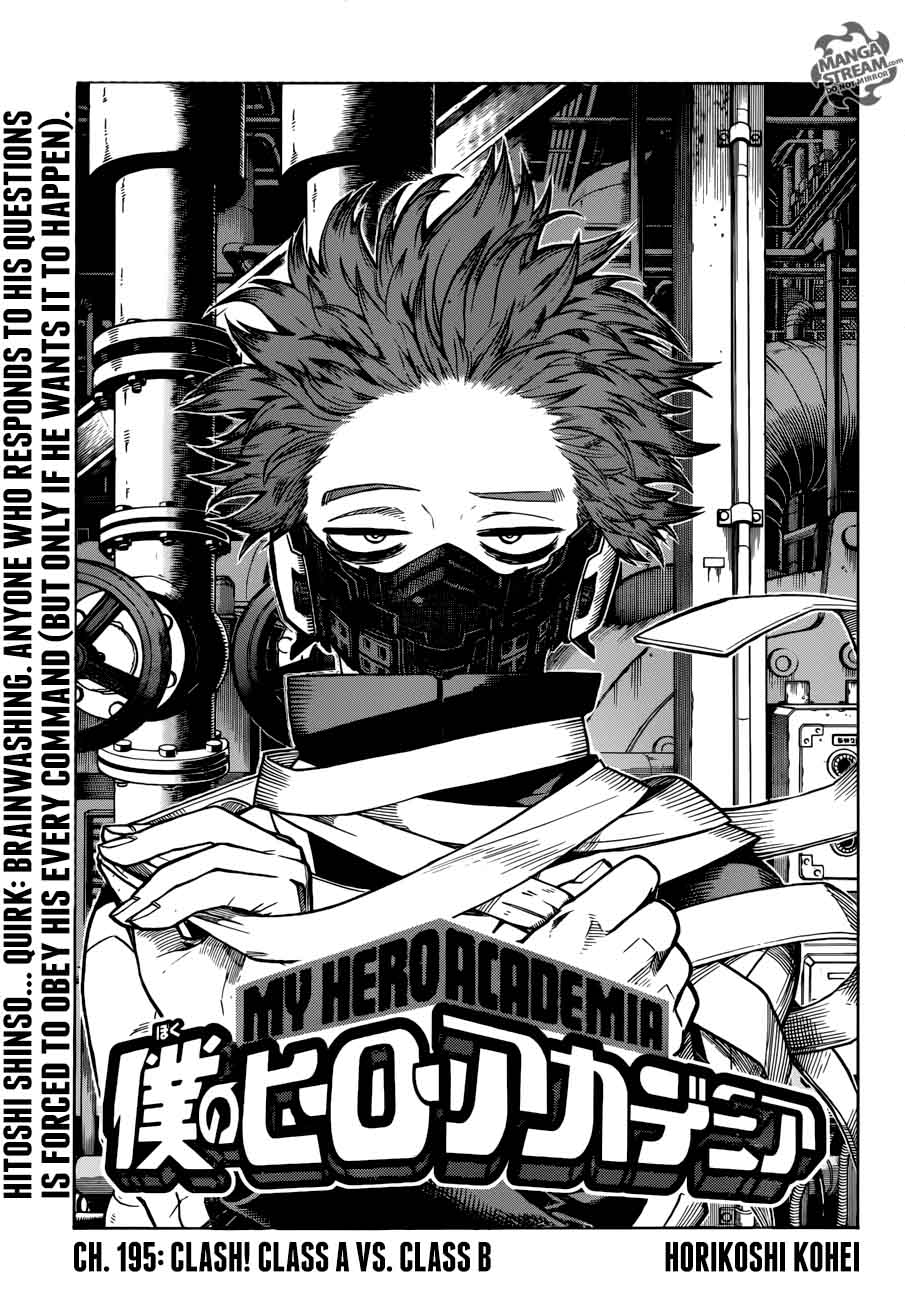 My Hero Academia Chapter 195 - Page 1