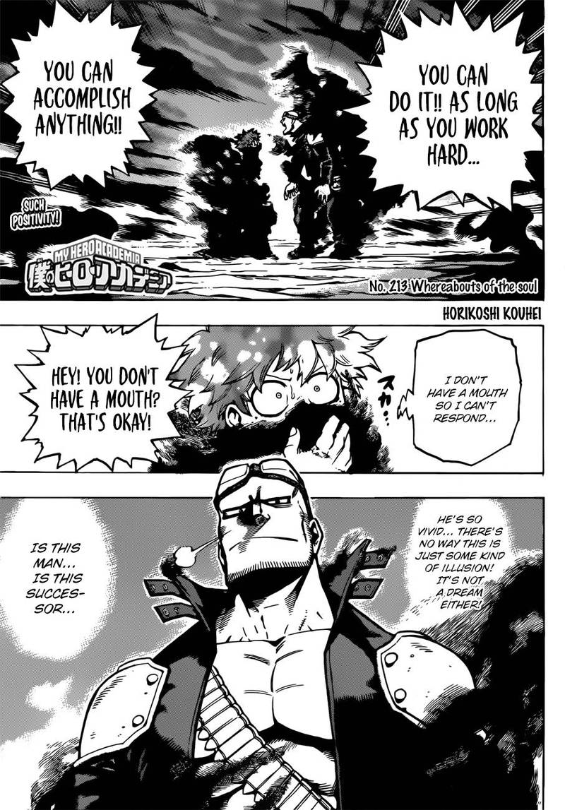 My Hero Academia Chapter 213 - Page 1