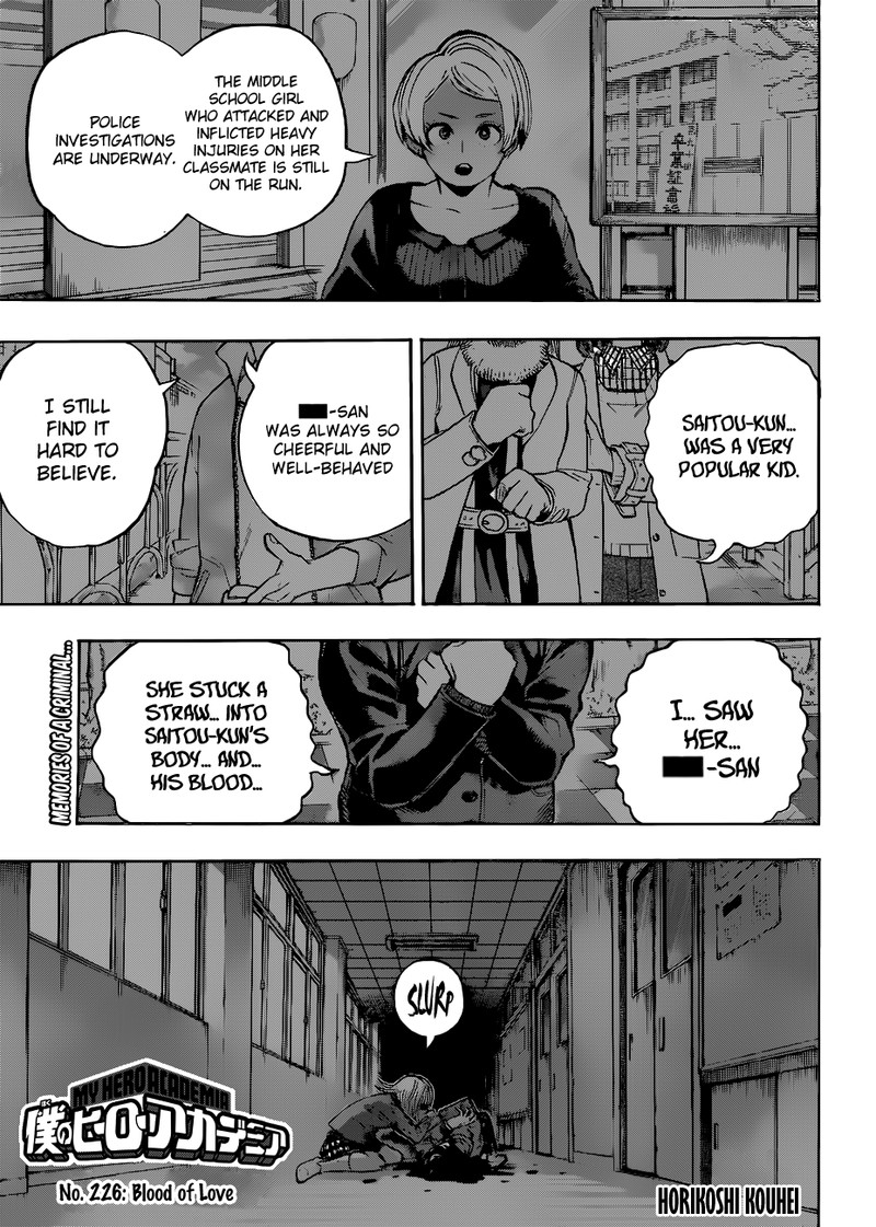 My Hero Academia Chapter 226 - Page 1