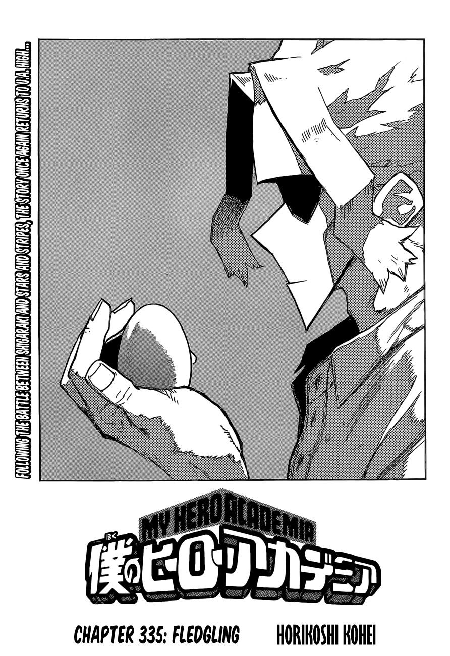 My Hero Academia Chapter 335 - Page 1