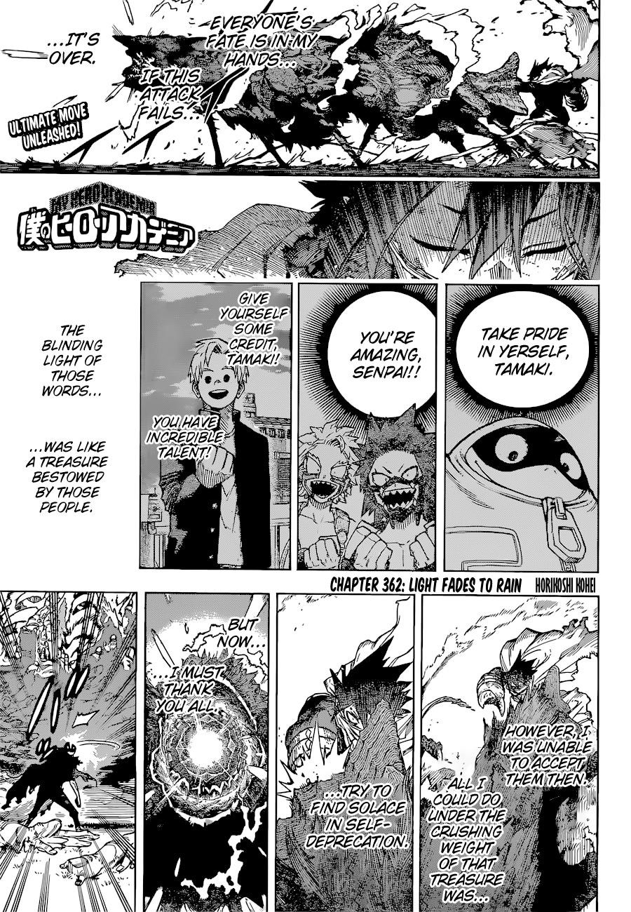 My Hero Academia Chapter 362 - Page 1