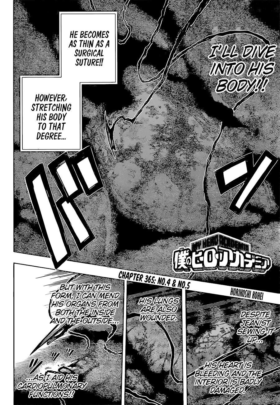 My Hero Academia Chapter 365 - Page 2