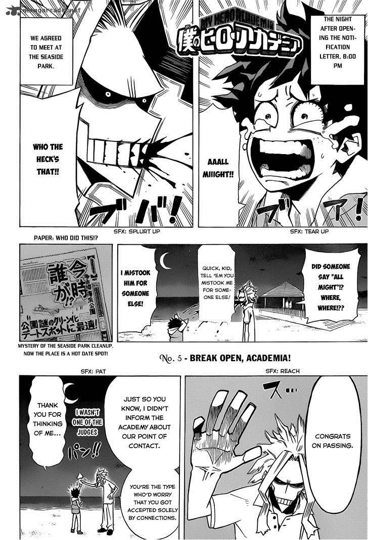 My Hero Academia Chapter 5 - Page 4