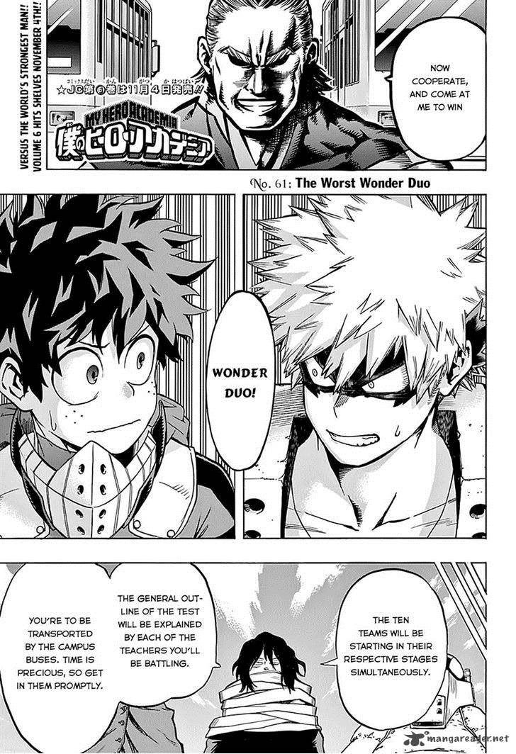 My Hero Academia Chapter 61 - Page 1