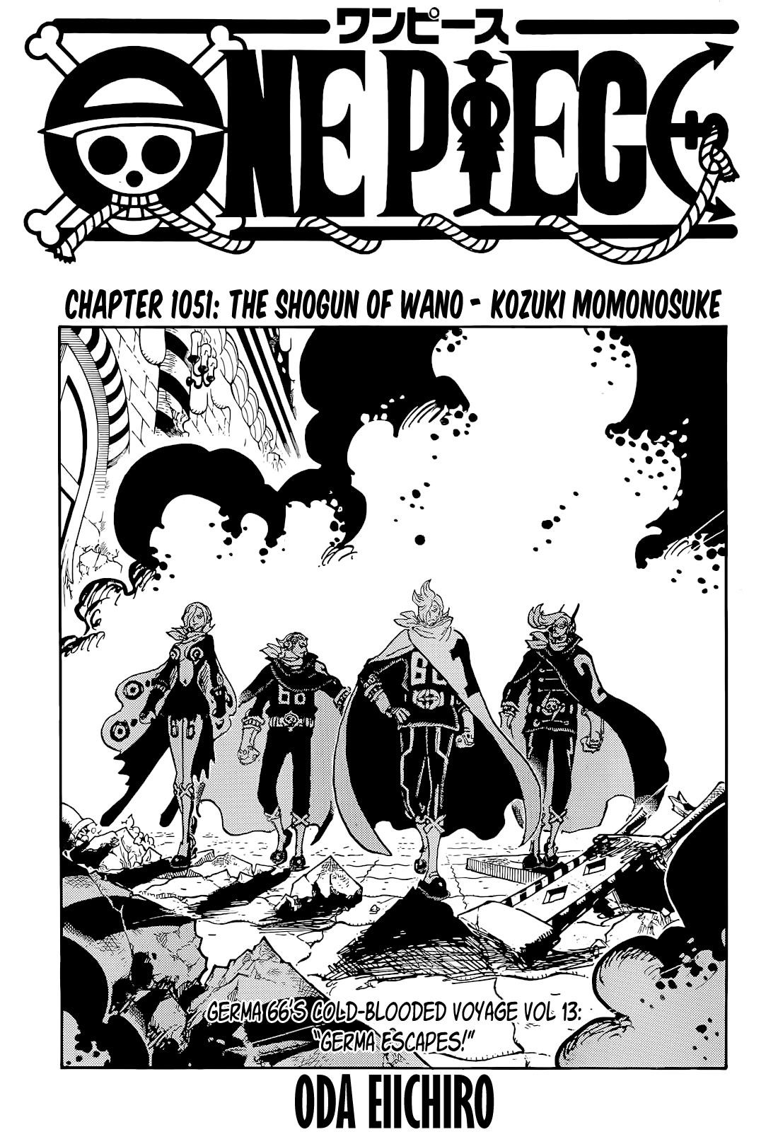 One Piece Chapter 1051 - Page 1