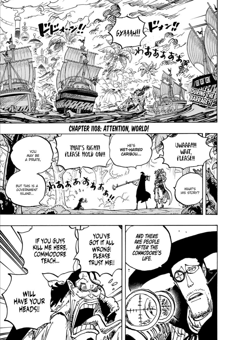 One Piece Chapter 1108 - Page 3