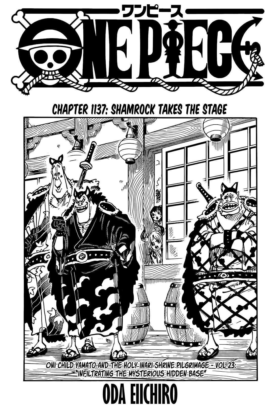 One Piece Chapter 1137 - Page 1