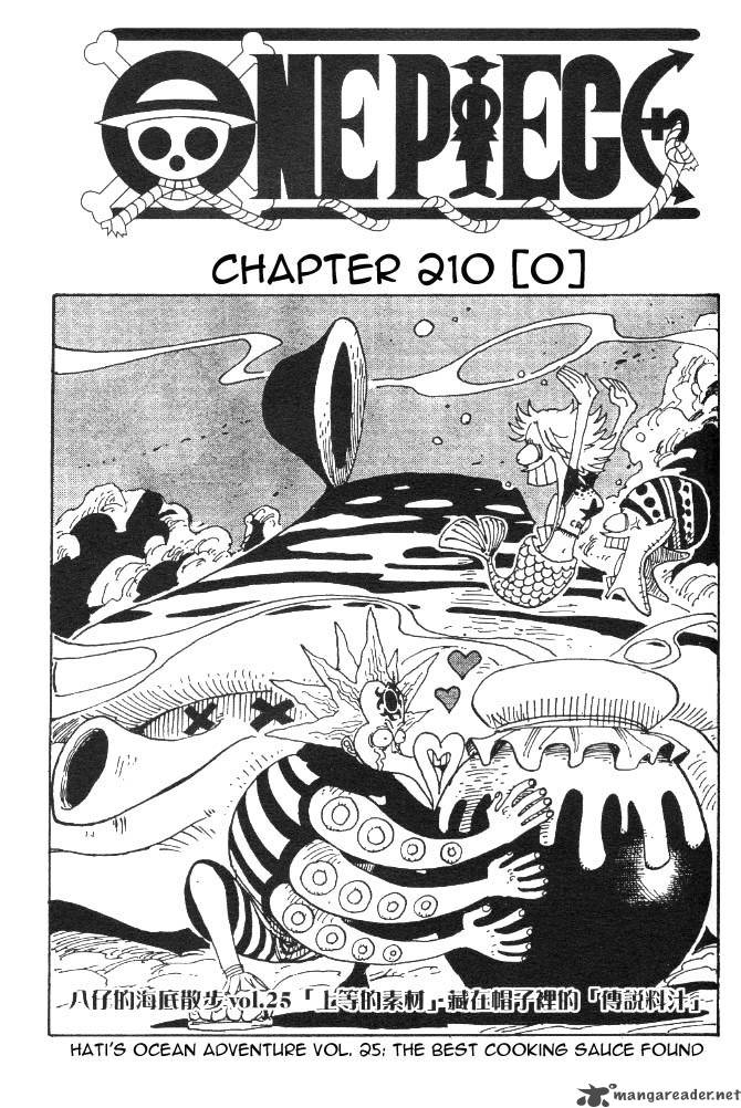 One Piece Chapter 210 - Page 1