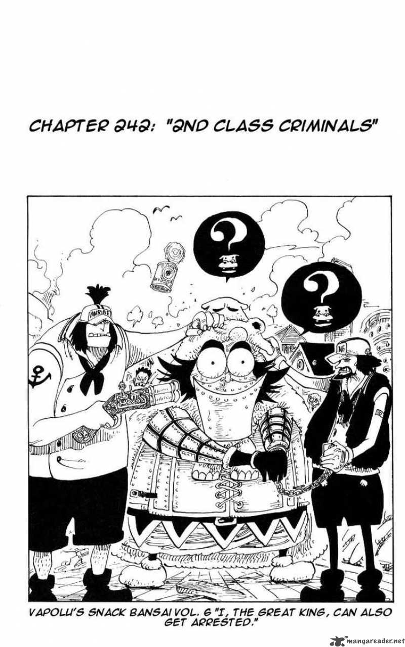 One Piece Chapter 242 - Page 1