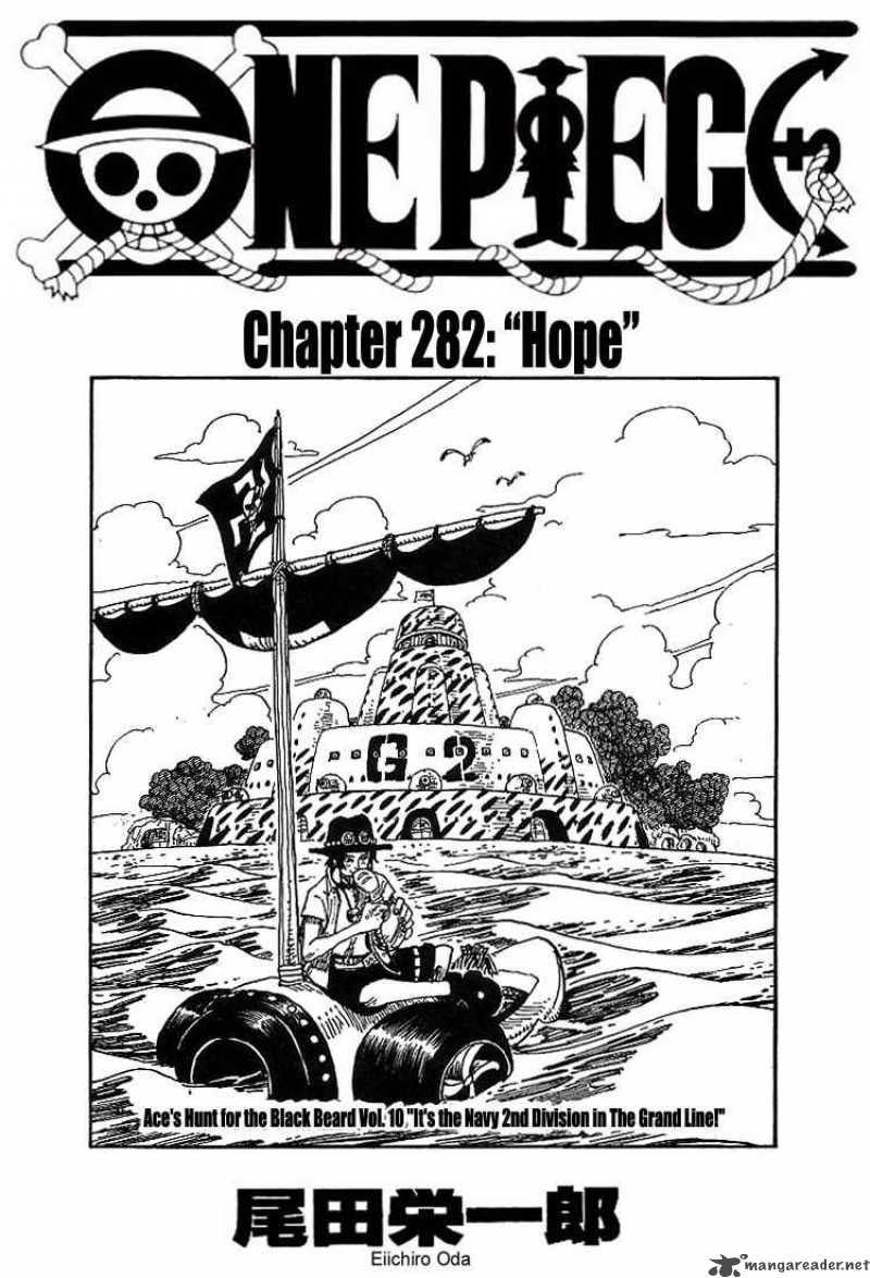 One Piece Chapter 282 - Page 1