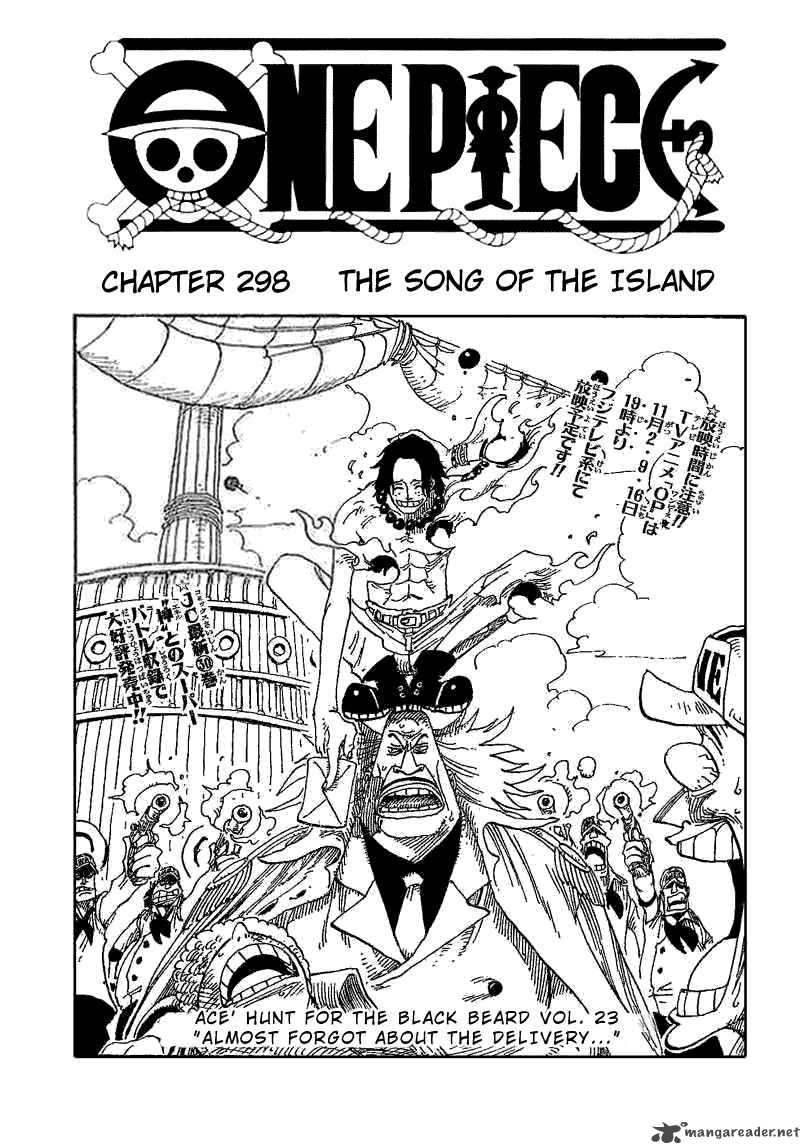 One Piece Chapter 298 - Page 1