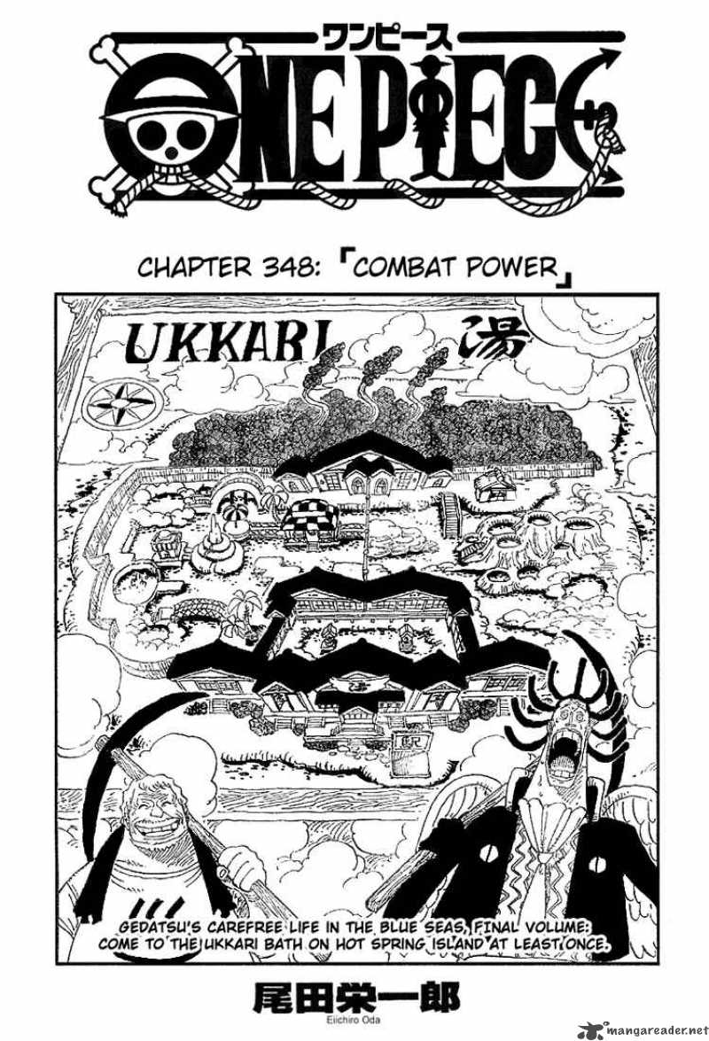 One Piece Chapter 348 - Page 1