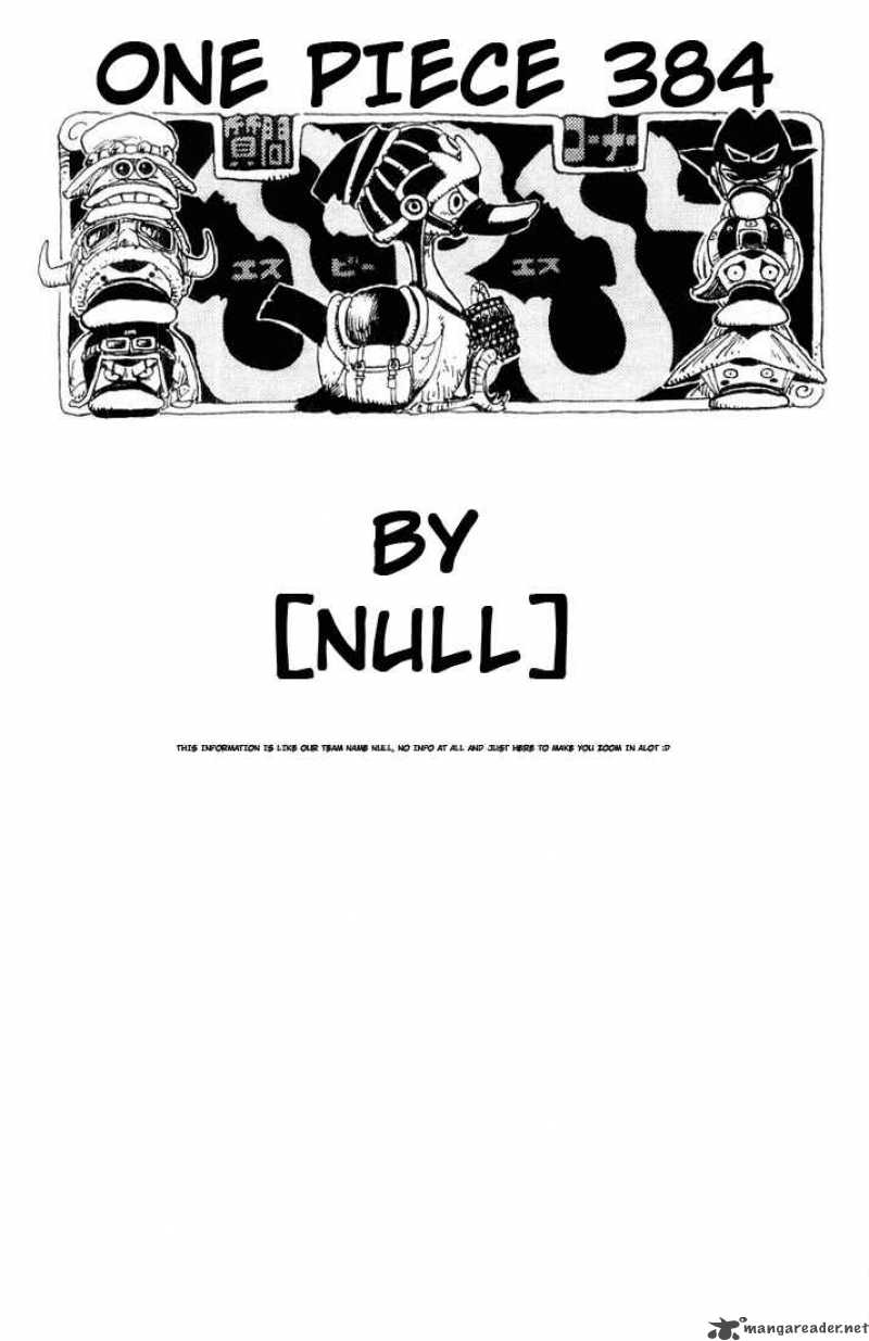 One Piece Chapter 384 - Page 19