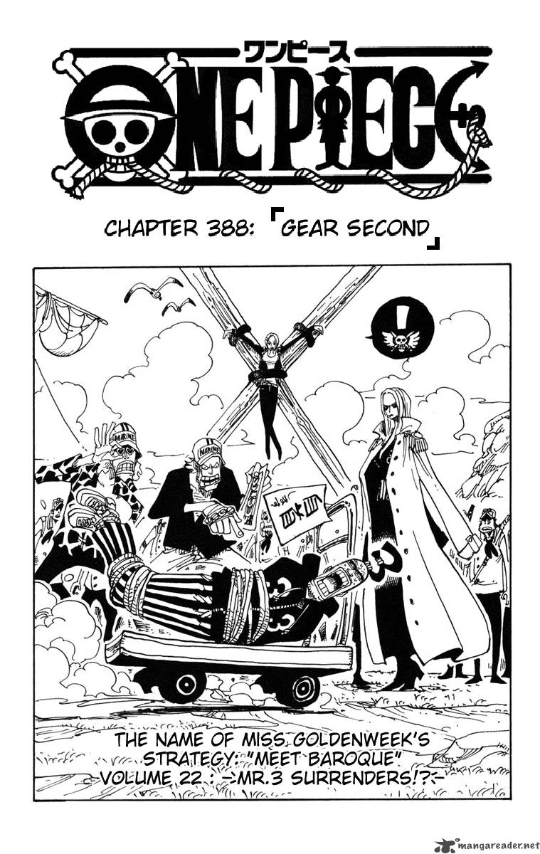 One Piece Chapter 388 - Page 1