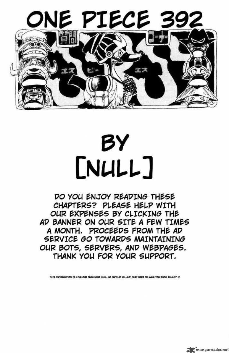 One Piece Chapter 392 - Page 20