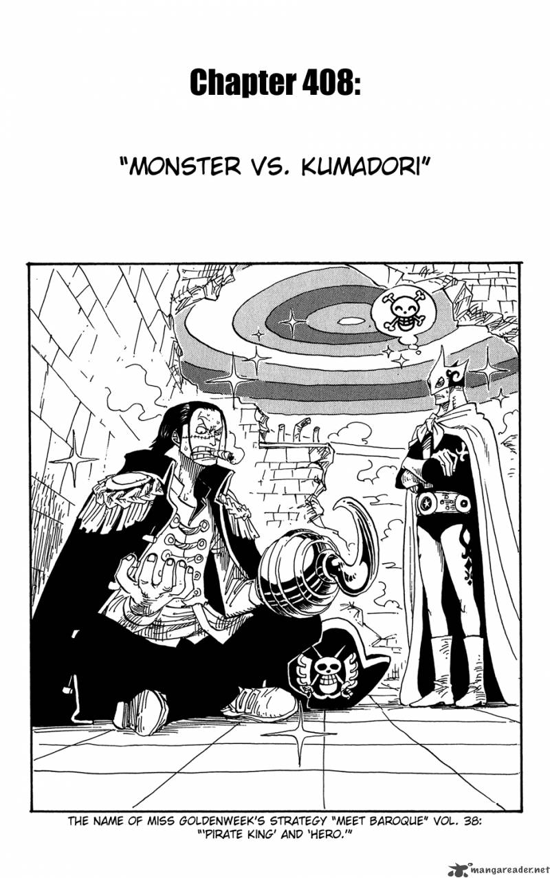 One Piece Chapter 408 - Page 1