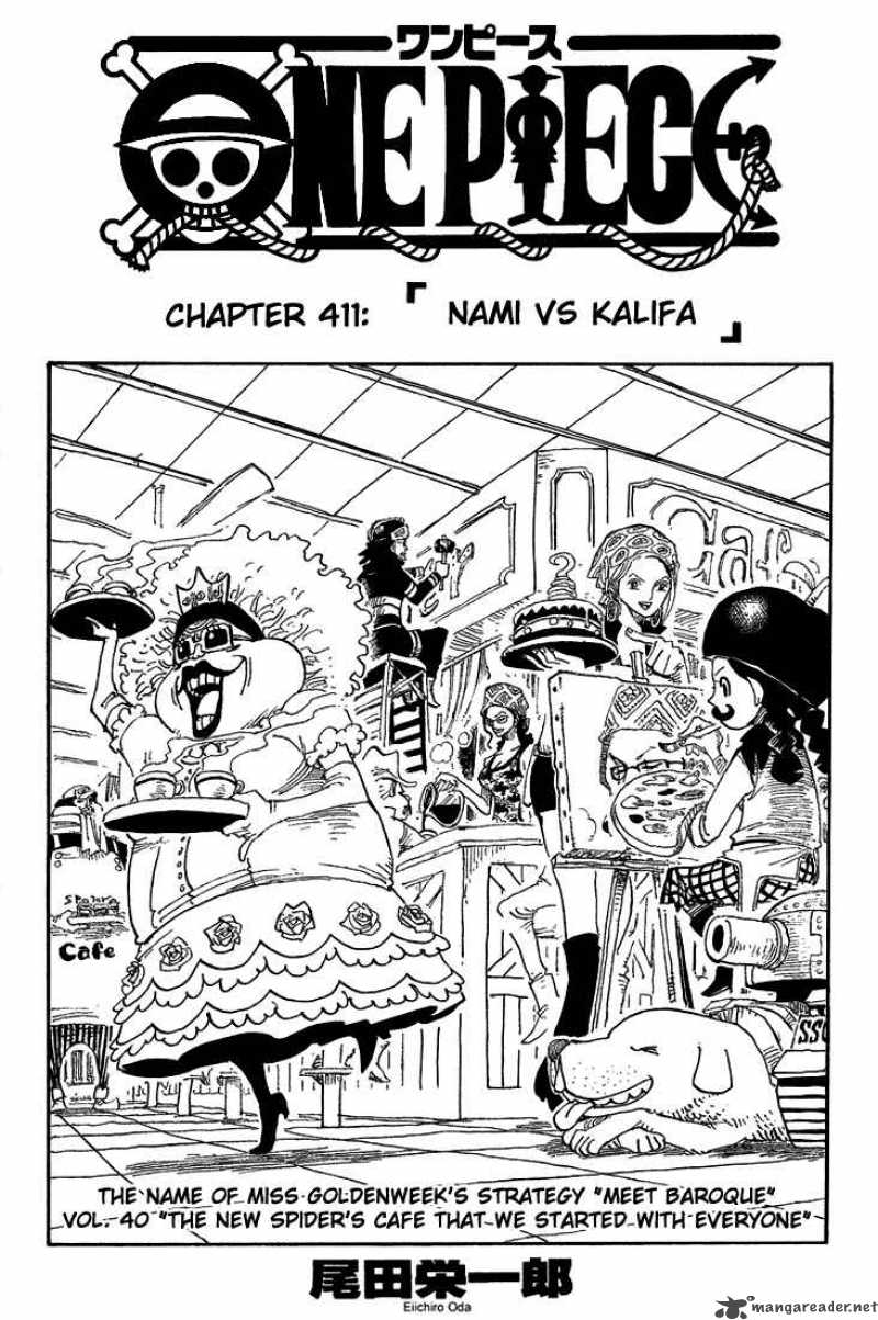 One Piece Chapter 411 - Page 1