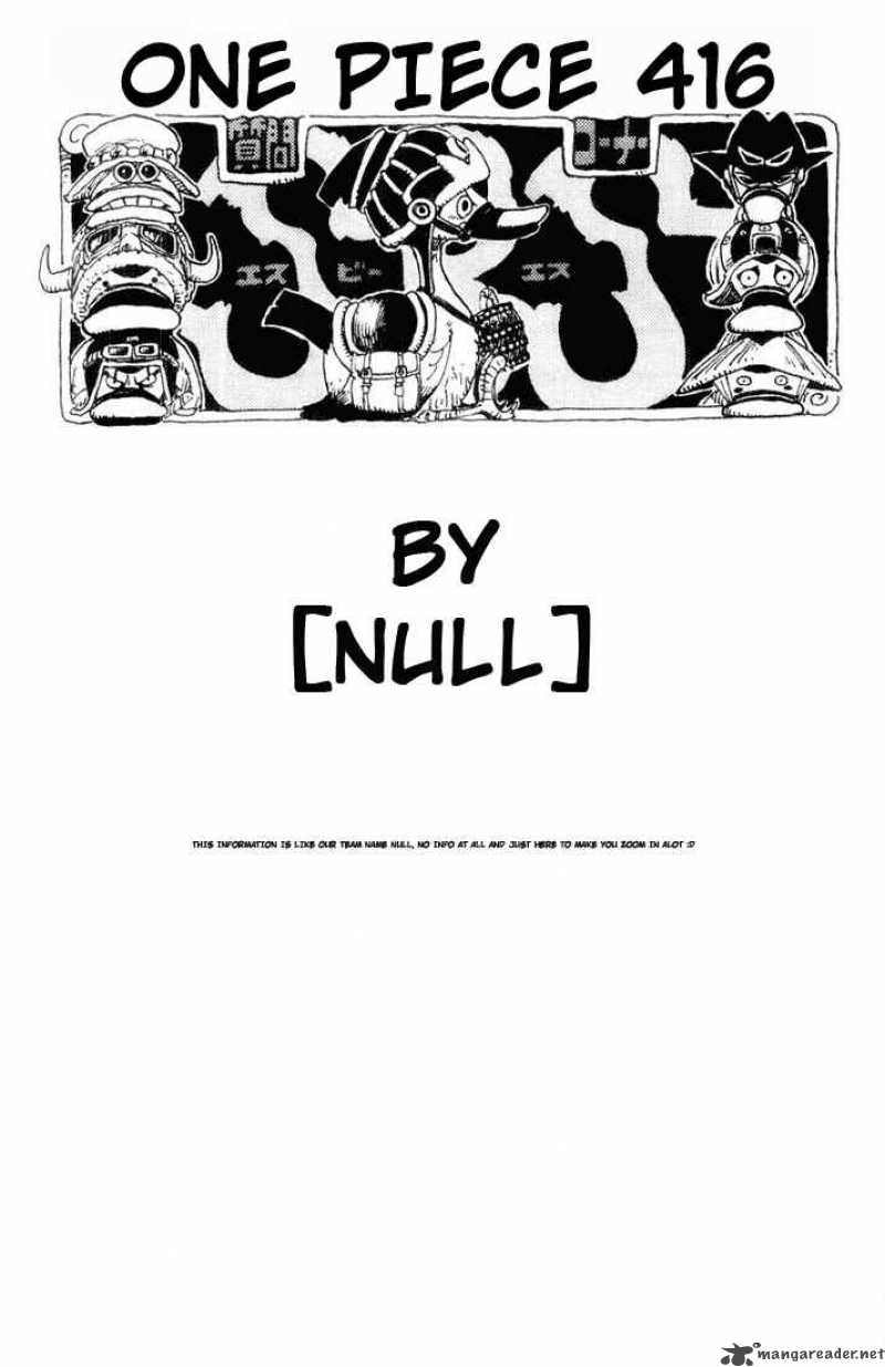 One Piece Chapter 416 - Page 20