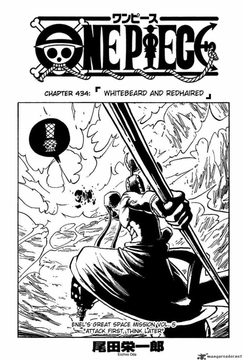 One Piece Chapter 434 - Page 1