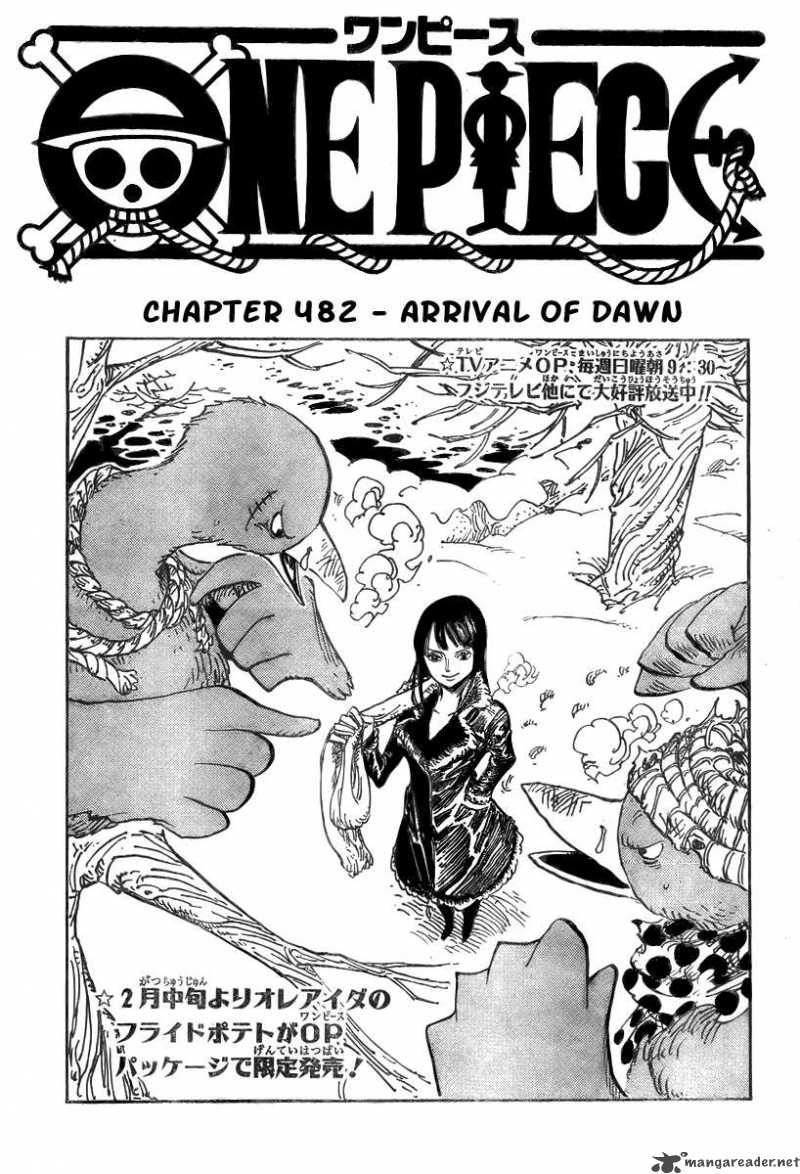 One Piece Chapter 482 - Page 1