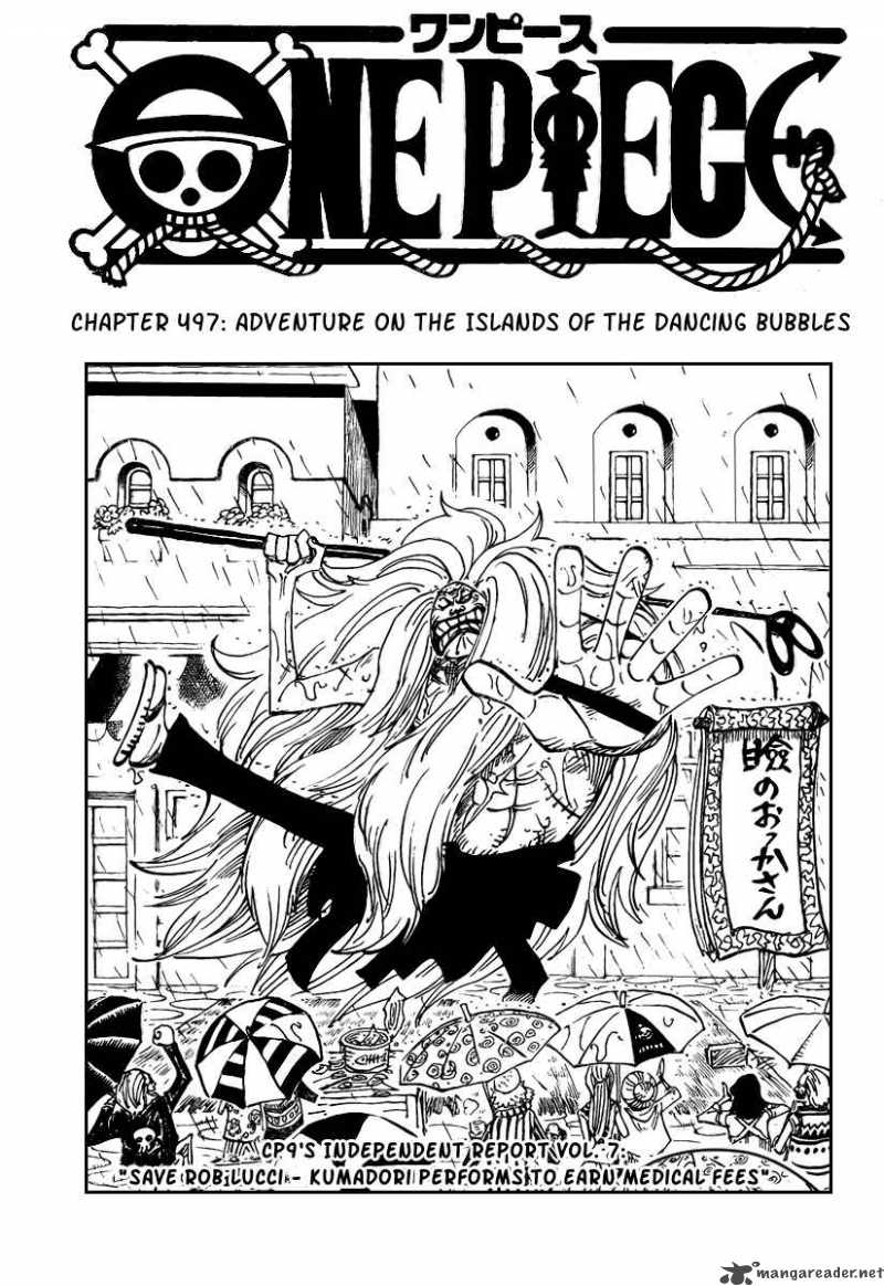 One Piece Chapter 497 - Page 1