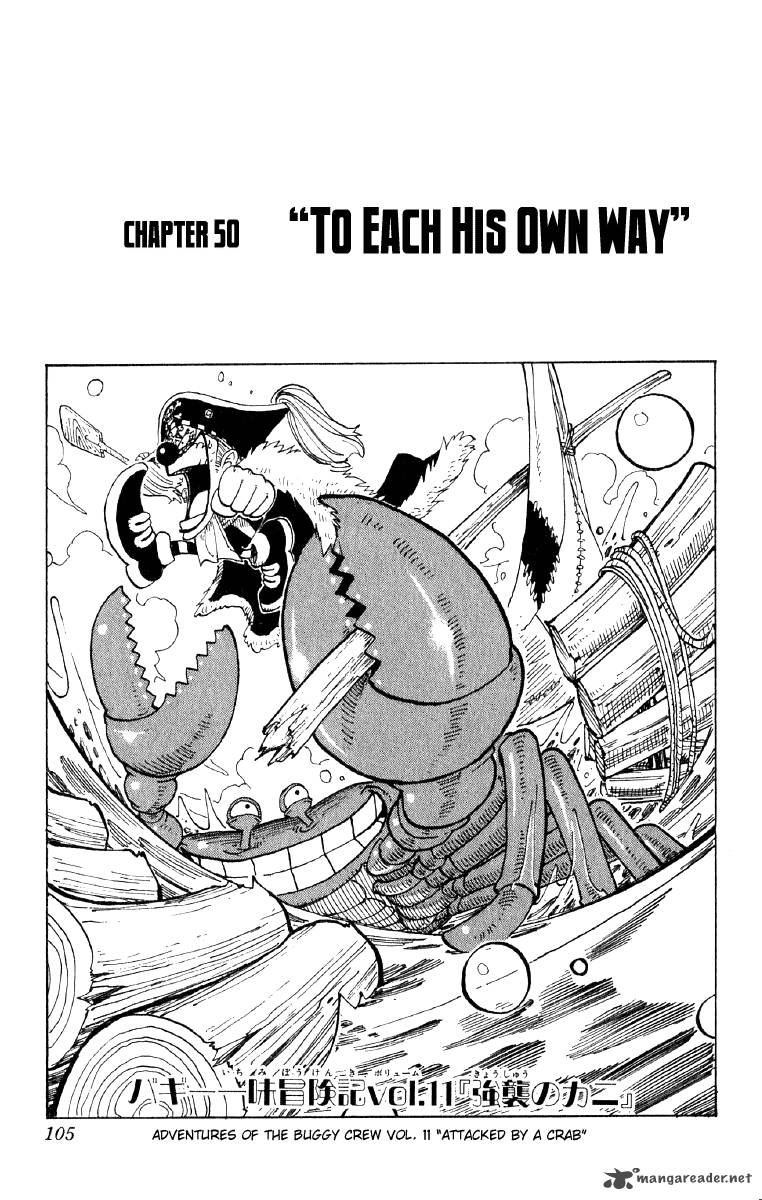 One Piece Chapter 50 - Page 1