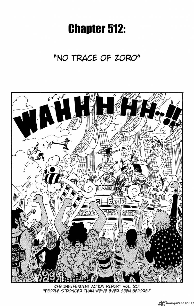 One Piece Chapter 512 - Page 1