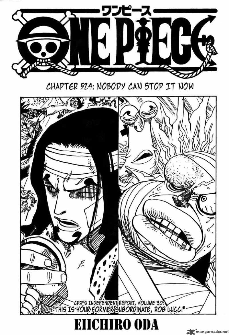 One Piece Chapter 524 - Page 1