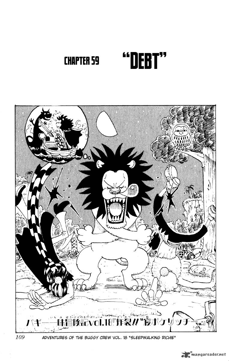 One Piece Chapter 59 - Page 1