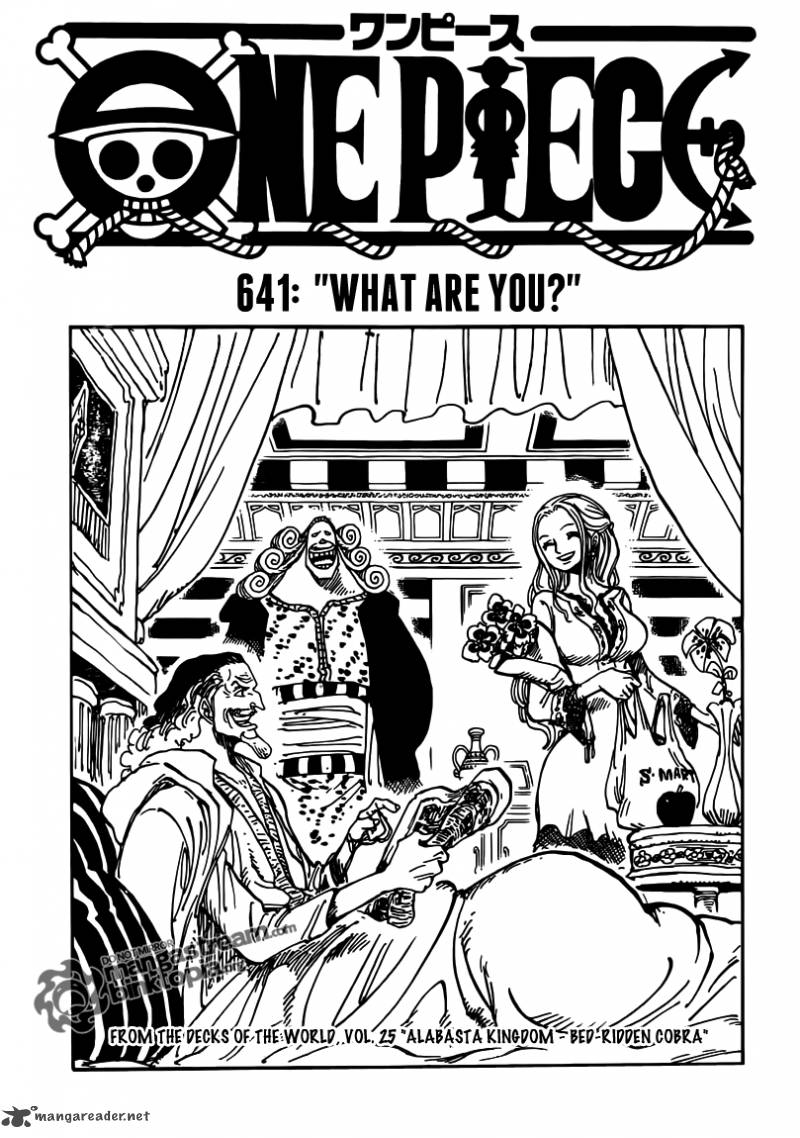 One Piece Chapter 641 - Page 1