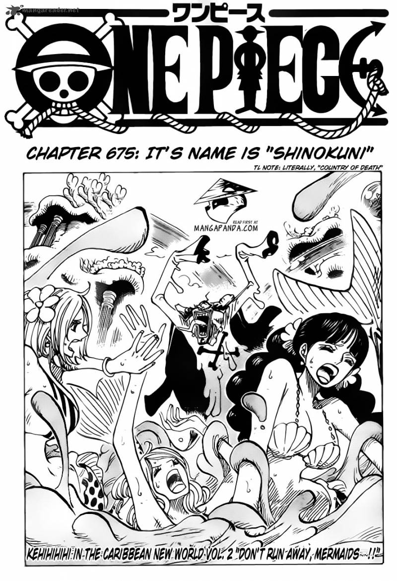 One Piece Chapter 675 - Page 1