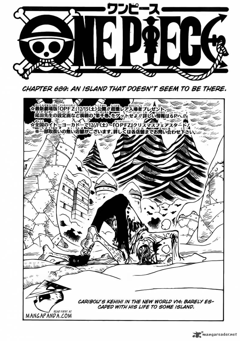 One Piece Chapter 689 - Page 3