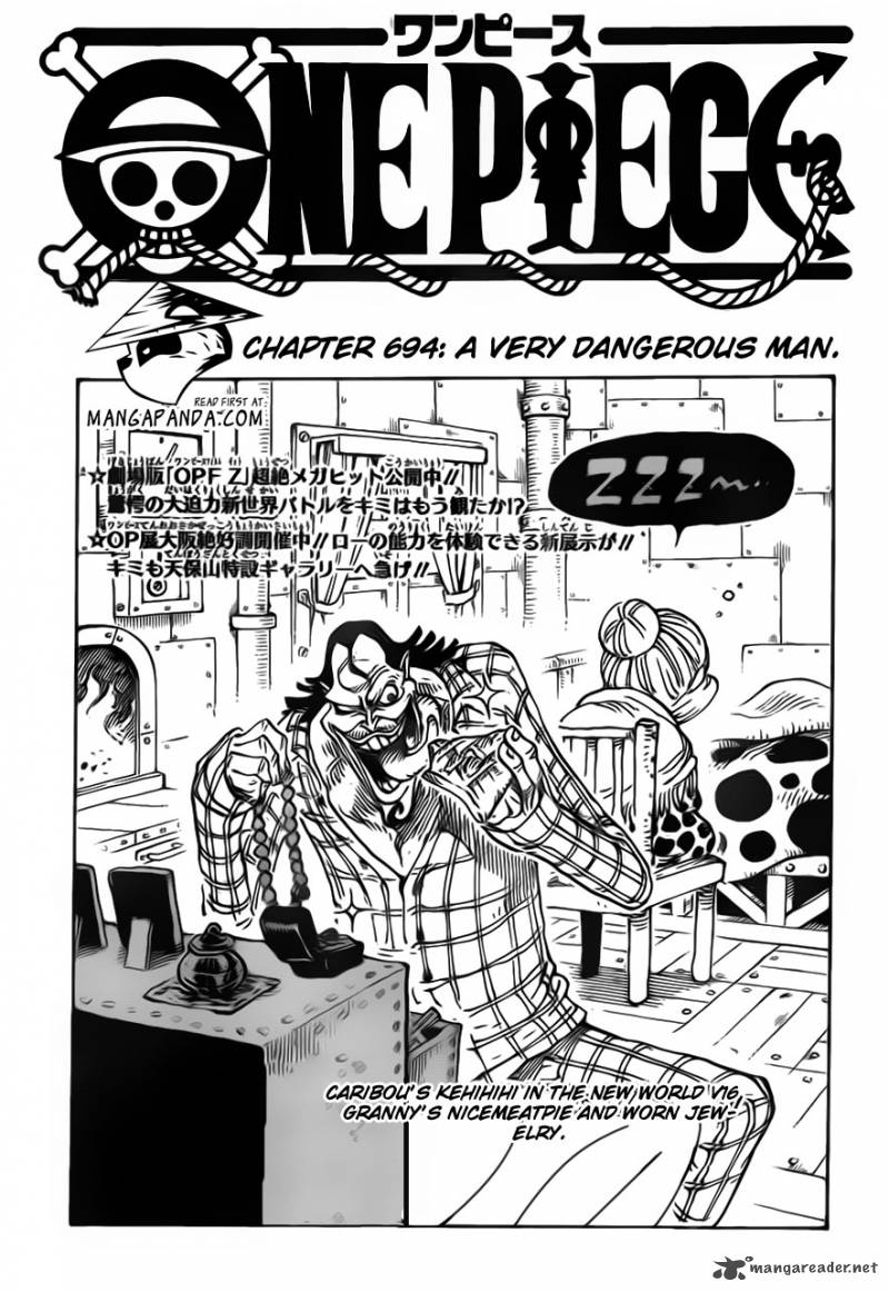 One Piece Chapter 694 - Page 3