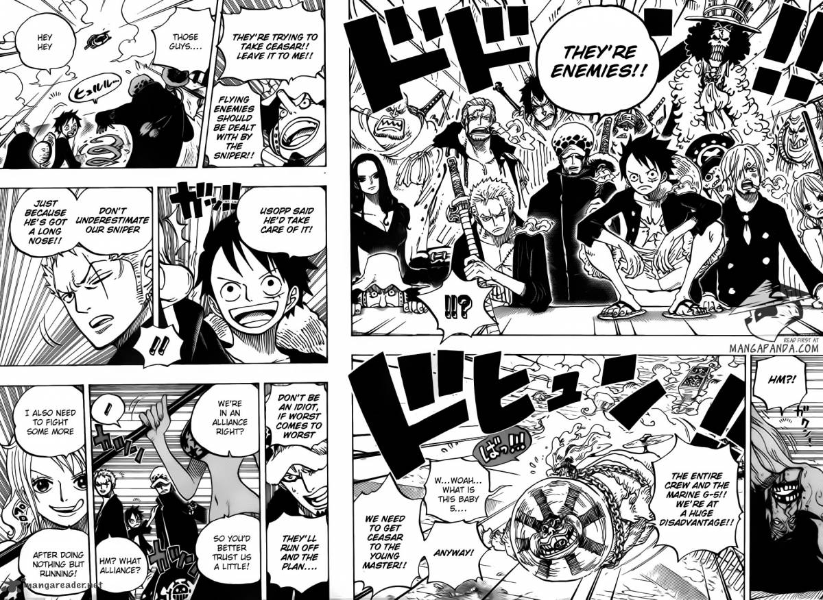 One Piece Chapter 695 - Page 11