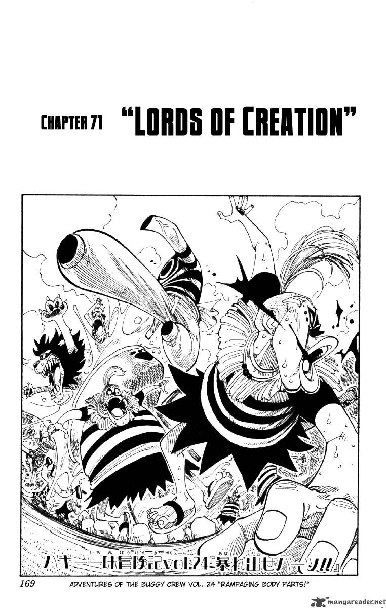 One Piece Chapter 71 - Page 1