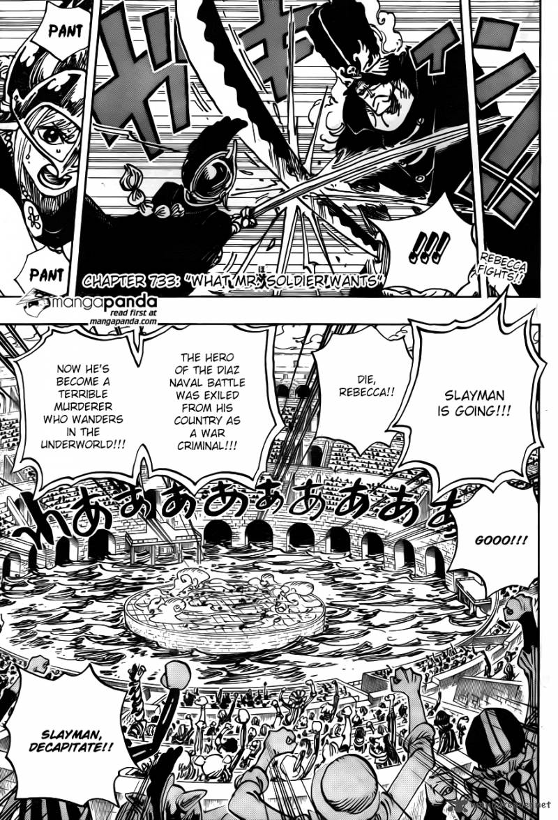 One Piece Chapter 733 - Page 2