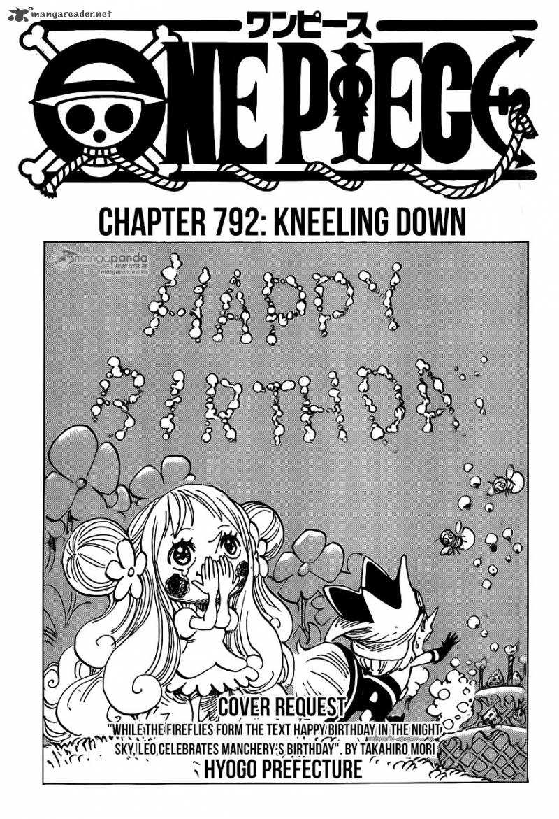 One Piece Chapter 792 - Page 1