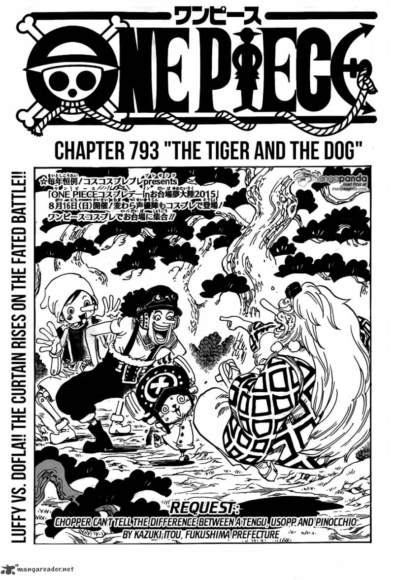 One Piece Chapter 793 - Page 1