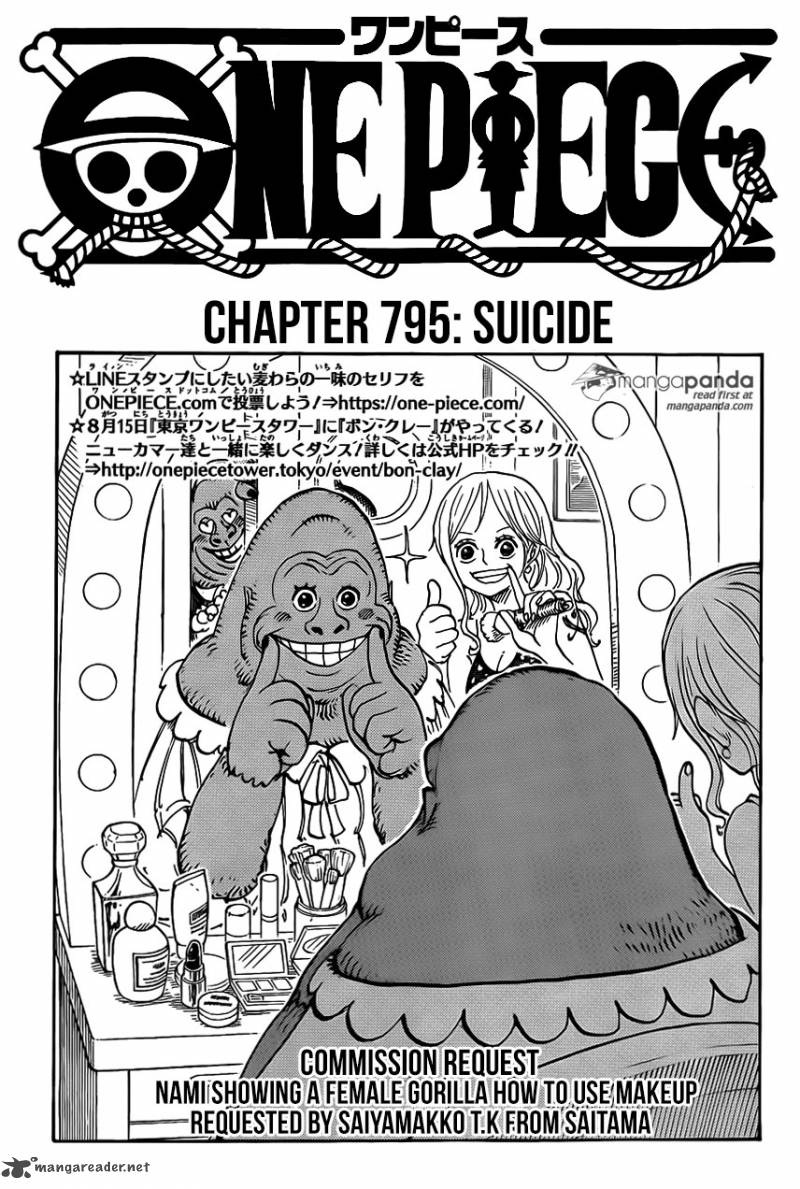 One Piece Chapter 795 - Page 1